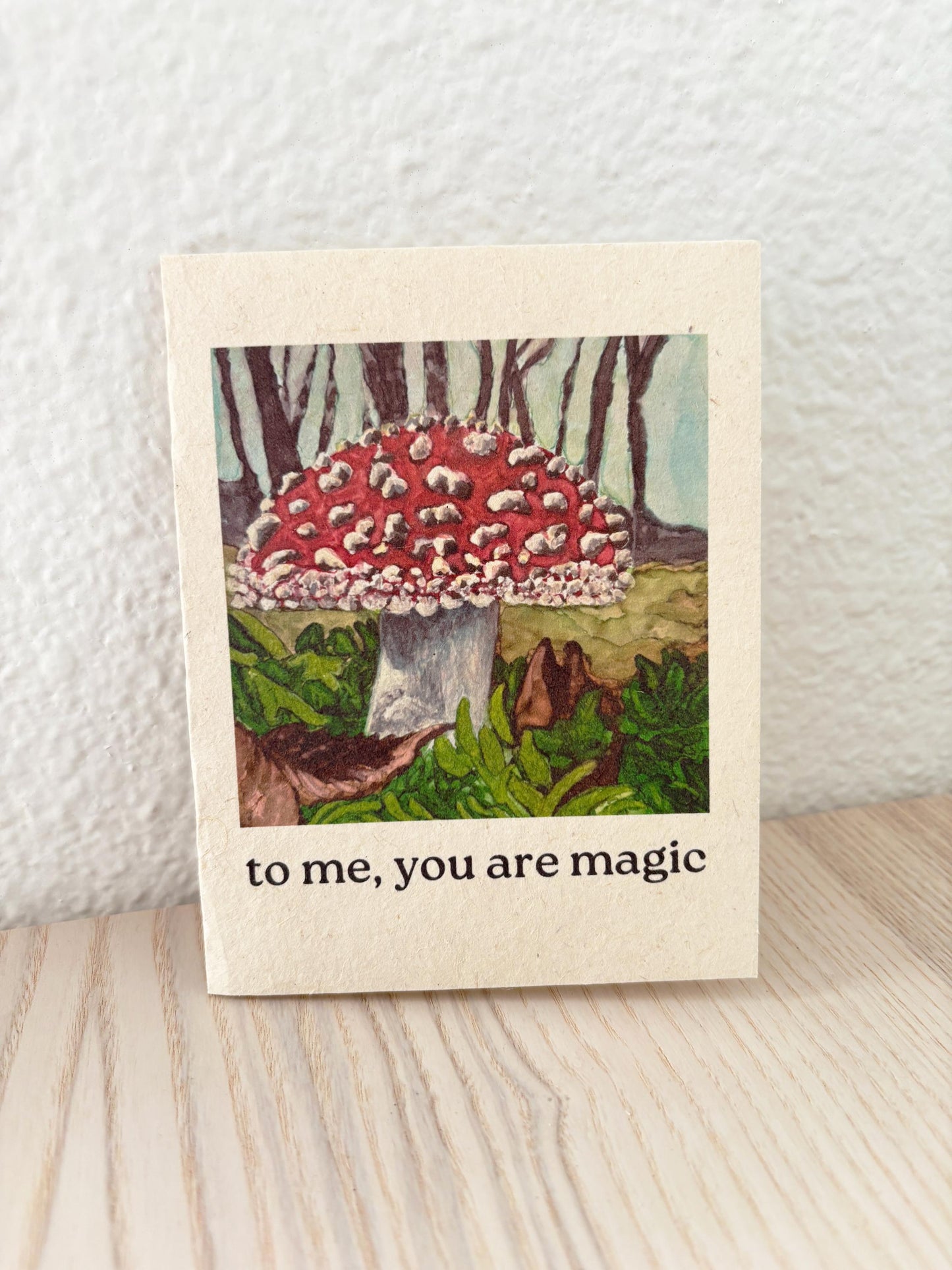 Mushroom Pun Greeting Cards - Seed Paper Cards - 4 Pack