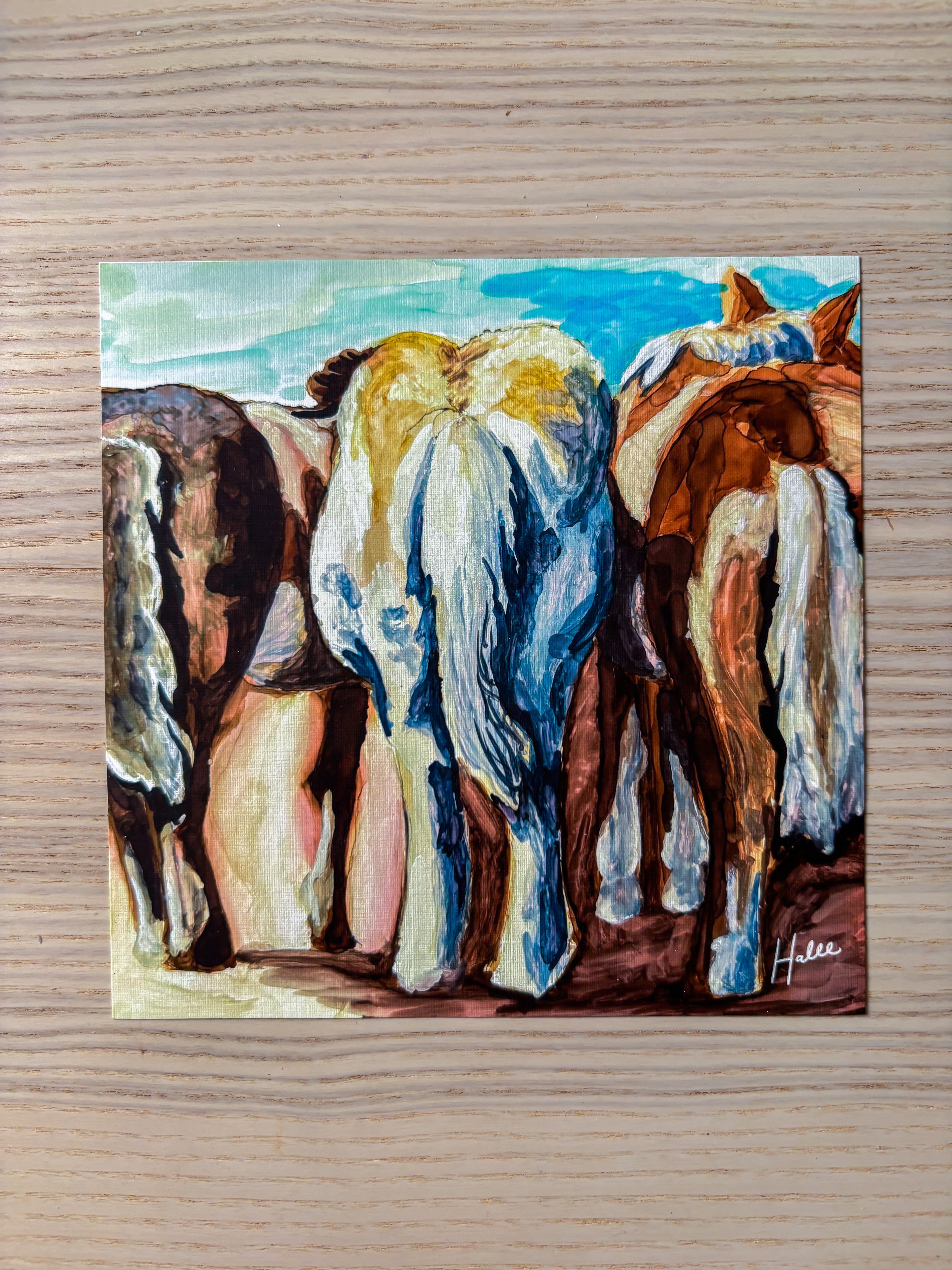 "Barnyard Gossip" print