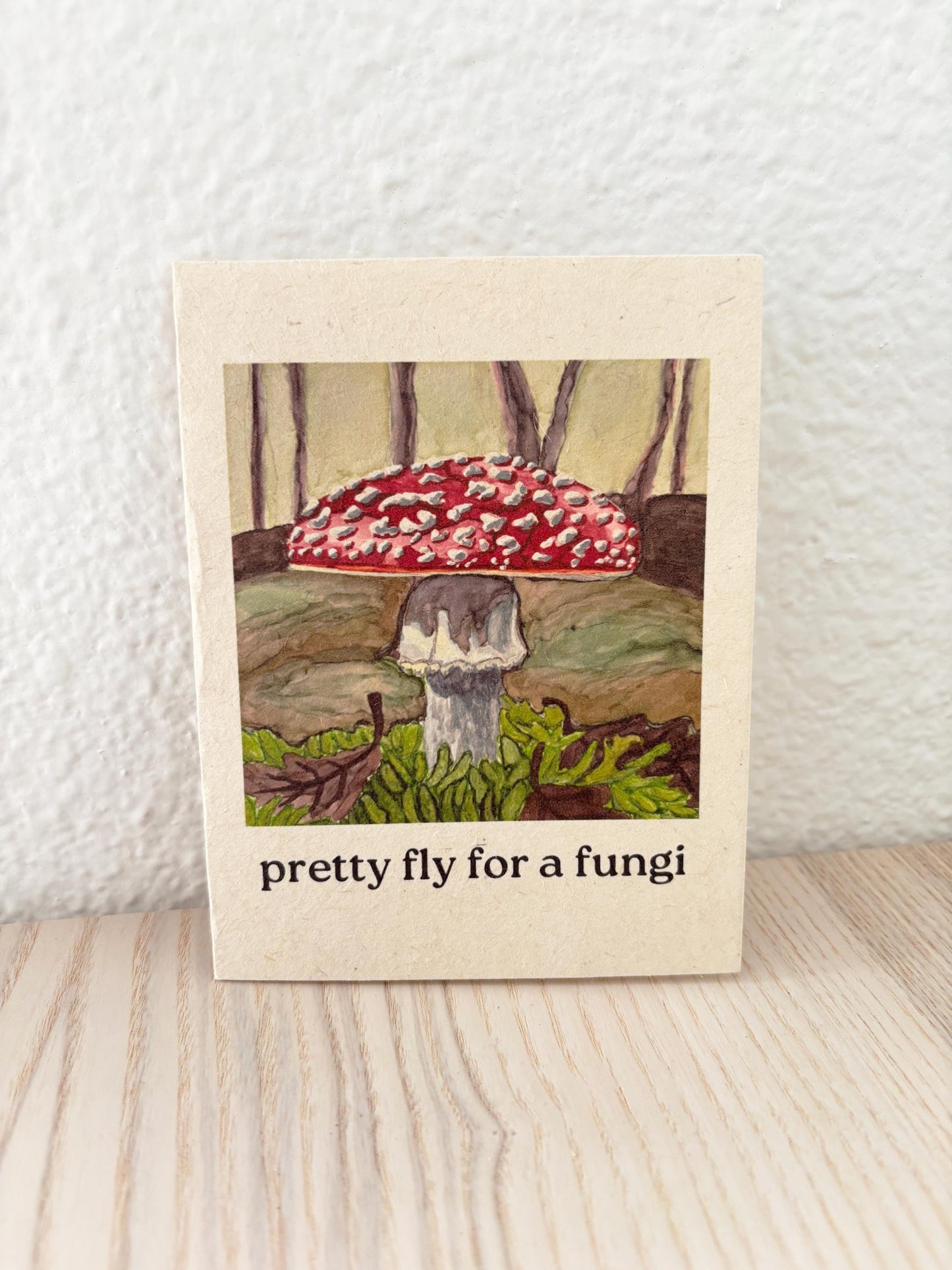 Mushroom Pun Greeting Cards - Seed Paper Cards - 4 Pack