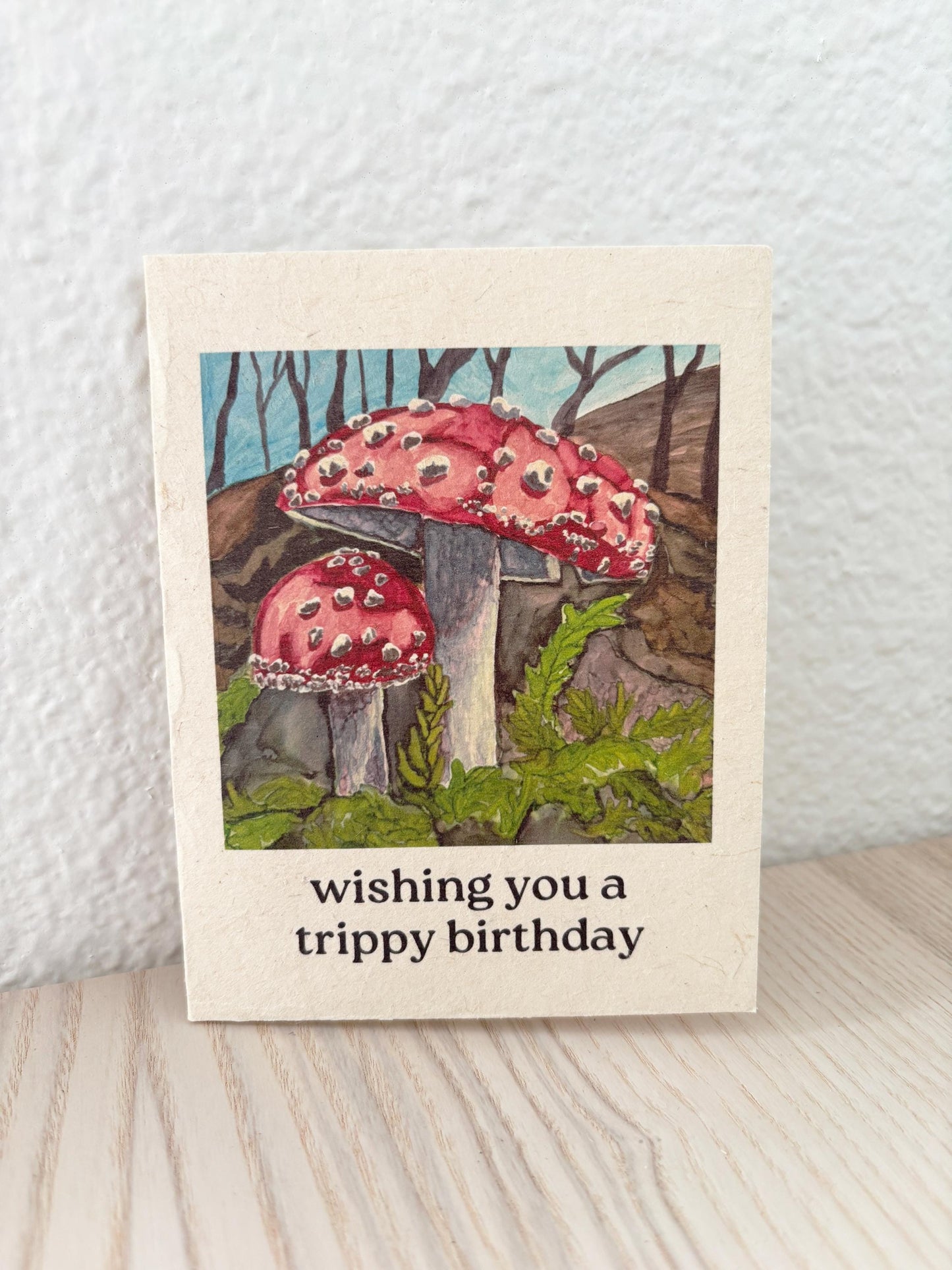 Mushroom Pun Greeting Cards - Seed Paper Cards - 4 Pack